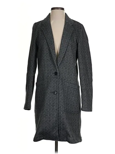 Pre-owned Lands' End Coat In Gray