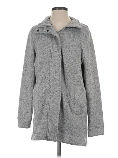Pre-owned Lands' End Coat In Gray