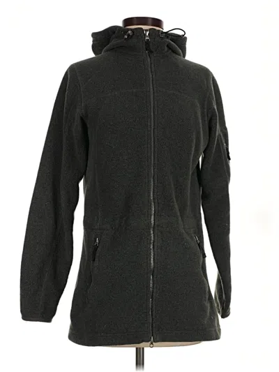 Pre-owned Lands' End Coat In Gray