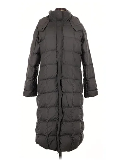 Pre-owned Lands' End Coat In Gray
