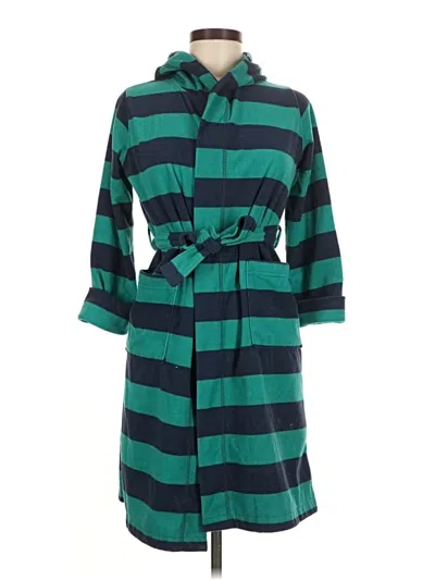 Pre-owned Lands' End Coat In Green