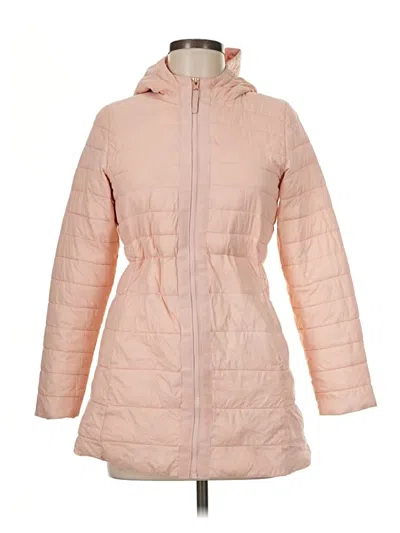 Pre-owned Lands' End Coat In Pink