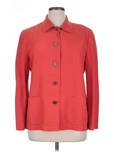 Pre-owned Lands' End Coat In Red