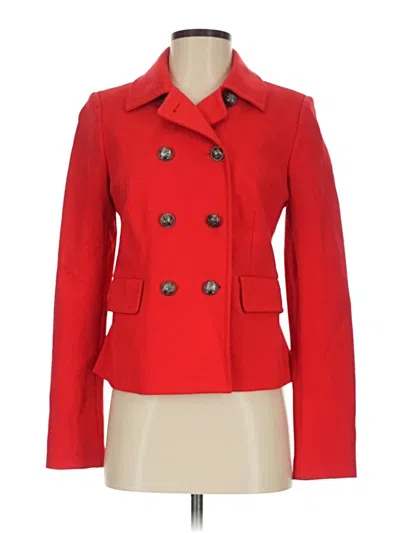 Pre-owned Lands' End Coat In Red