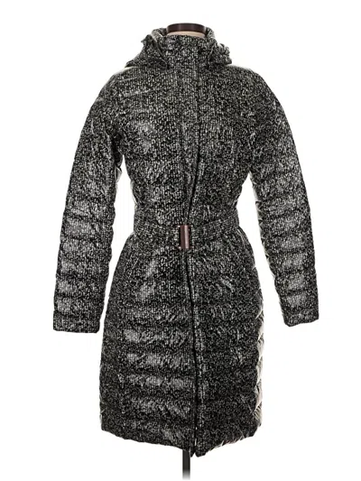 Pre-owned Lands' End Coat In Silver