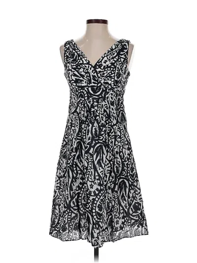 Pre-owned Lands' End Cocktail Dress In Black