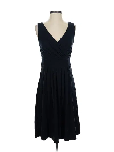 Pre-owned Lands' End Cocktail Dress In Black