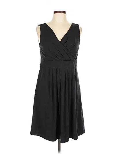 Pre-owned Lands' End Cocktail Dress In Black