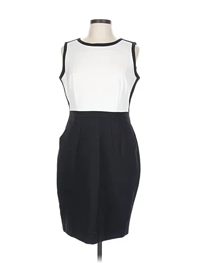 Pre-owned Lands' End Cocktail Dress In Black