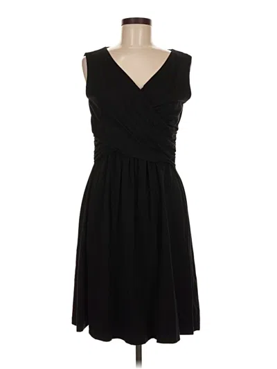 Pre-owned Lands' End Cocktail Dress In Black