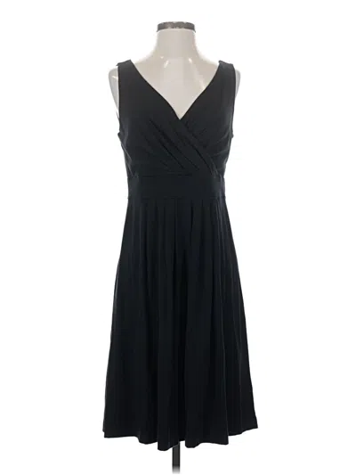 Pre-owned Lands' End Cocktail Dress In Black