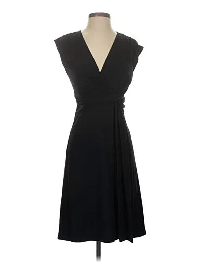 Pre-owned Lands' End Cocktail Dress In Black