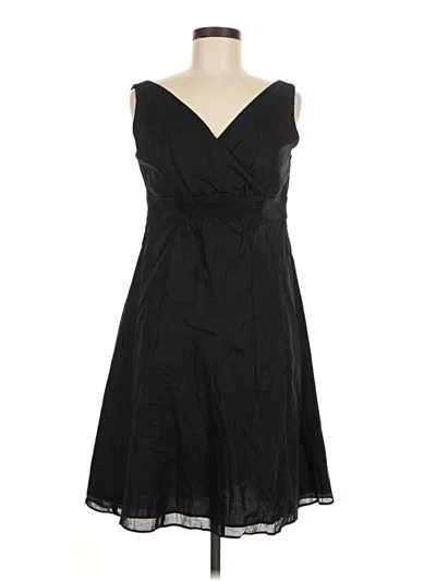 Pre-owned Lands' End Cocktail Dress In Black