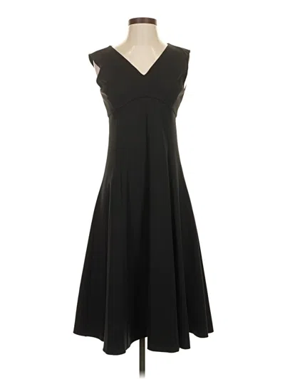 Pre-owned Lands' End Cocktail Dress In Black