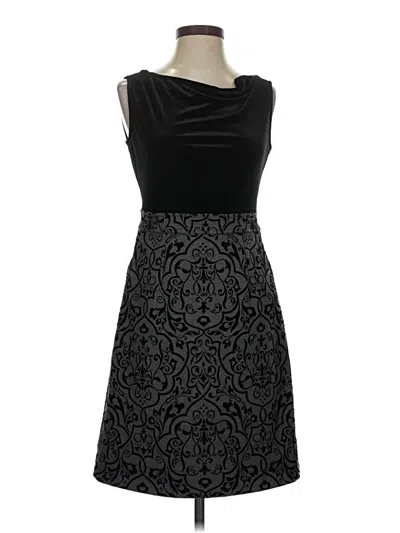 Pre-owned Lands' End Cocktail Dress In Black