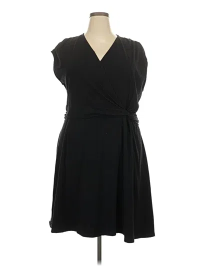 Pre-owned Lands' End Cocktail Dress In Black