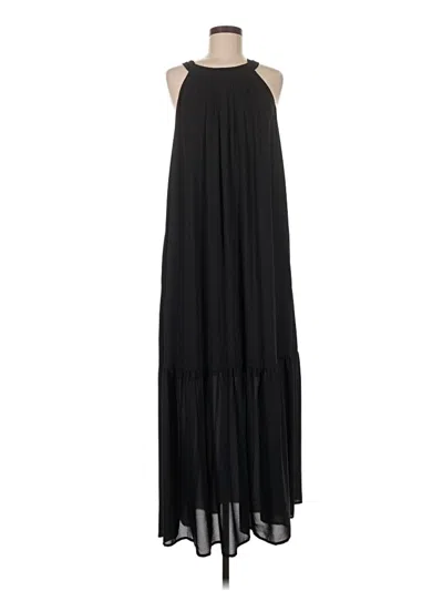 Pre-owned Lands' End Cocktail Dress In Black