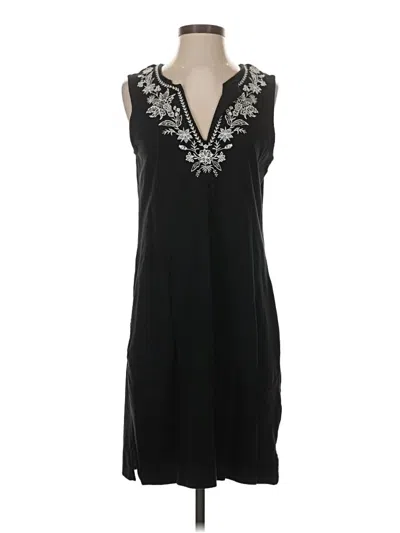 Pre-owned Lands' End Cocktail Dress In Black