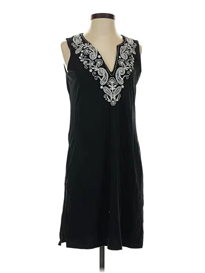 Pre-owned Lands' End Cocktail Dress In Black
