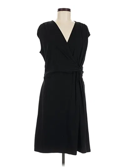 Pre-owned Lands' End Cocktail Dress In Black