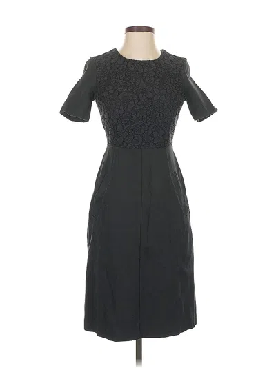 Pre-owned Lands' End Cocktail Dress In Black