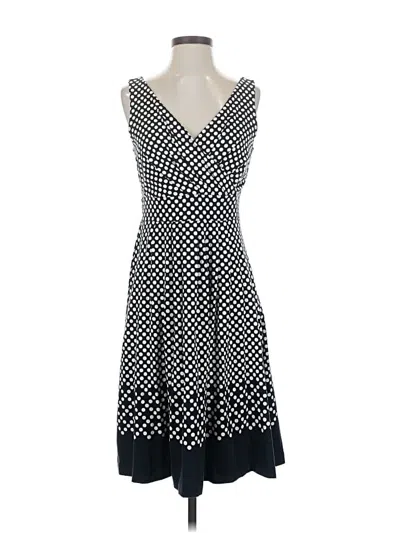 Pre-owned Lands' End Cocktail Dress In Black