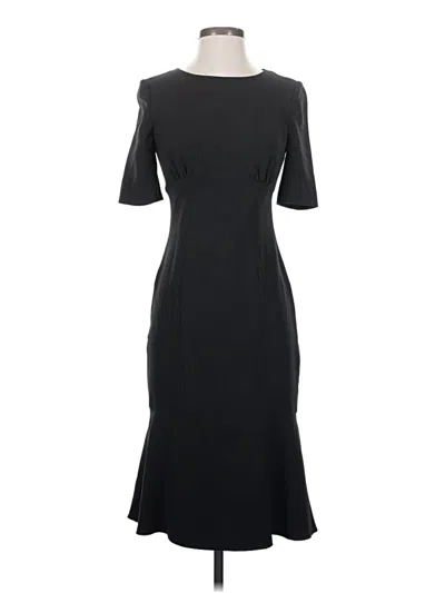 Pre-owned Lands' End Cocktail Dress In Black