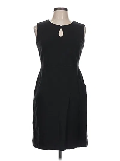 Pre-owned Lands' End Cocktail Dress In Black
