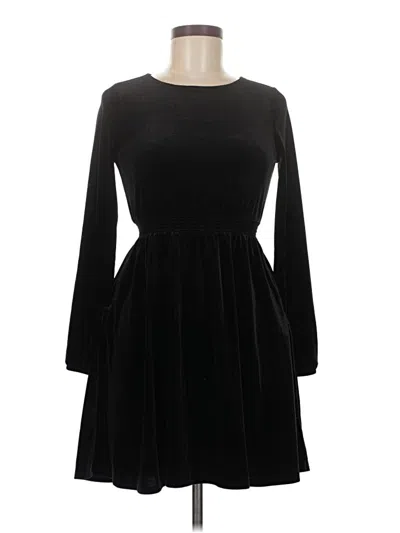 Pre-owned Lands' End Cocktail Dress In Black