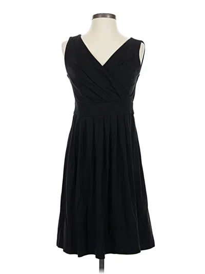 Pre-owned Lands' End Cocktail Dress In Black