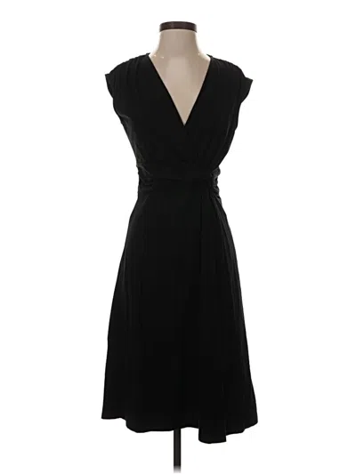 Pre-owned Lands' End Cocktail Dress In Black