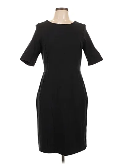 Pre-owned Lands' End Cocktail Dress In Black