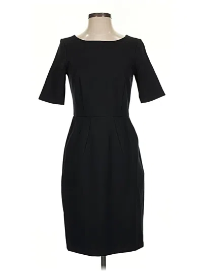 Pre-owned Lands' End Cocktail Dress In Black