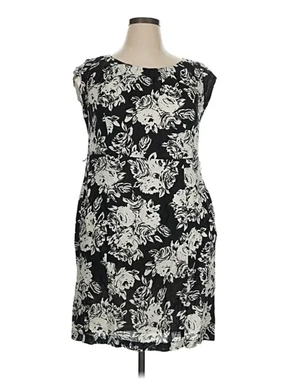 Pre-owned Lands' End Cocktail Dress In Black