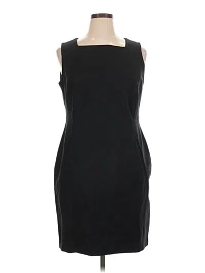 Pre-owned Lands' End Cocktail Dress In Black