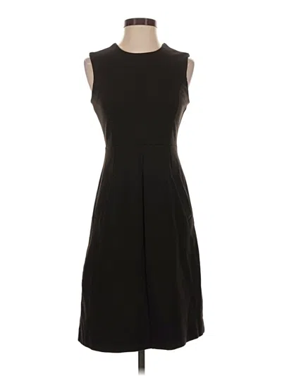Pre-owned Lands' End Cocktail Dress In Black