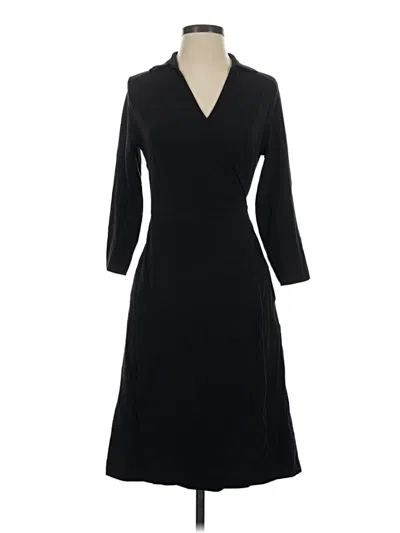 Pre-owned Lands' End Cocktail Dress In Black