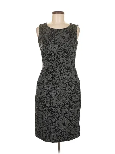 Pre-owned Lands' End Cocktail Dress In Gray