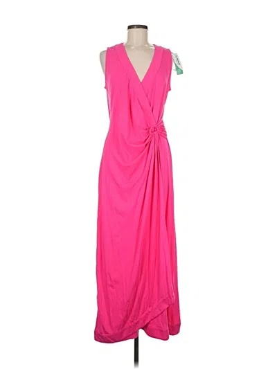 Pre-owned Lands' End Cocktail Dress In Pink