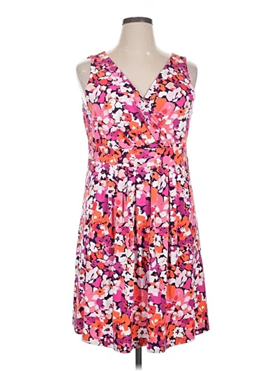 Pre-owned Lands' End Cocktail Dress In Pink