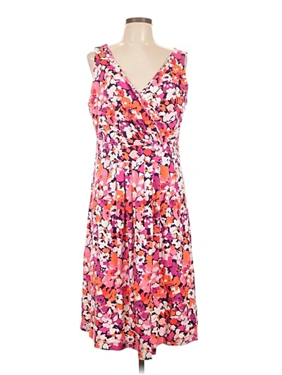 Pre-owned Lands' End Cocktail Dress In Pink