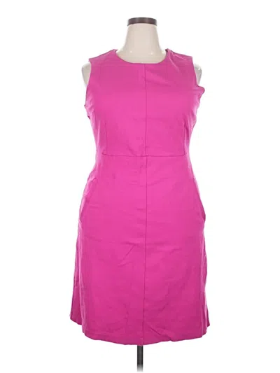Pre-owned Lands' End Cocktail Dress In Pink