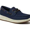 Lands' End Comfort Leather Slip On Boat Shoes In Tide Pool