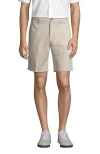 Lands' End Comfort Waist 9" No Iron Chino Shorts In Light Stone