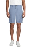 Lands' End Comfort Waist 9" No Iron Chino Shorts In Pale Slate Blue