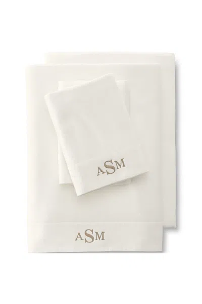 Lands' End Comfy Super Soft Cotton Flannel Bed Sheet Set - 5oz In Neutral