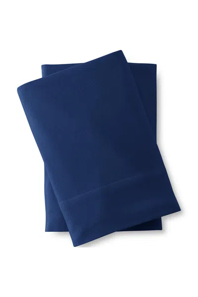 Lands' End Comfy Super Soft Cotton Flannel Pillowcases - 5oz