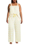 Lands' End Cooling 2 Piece Pajama Set