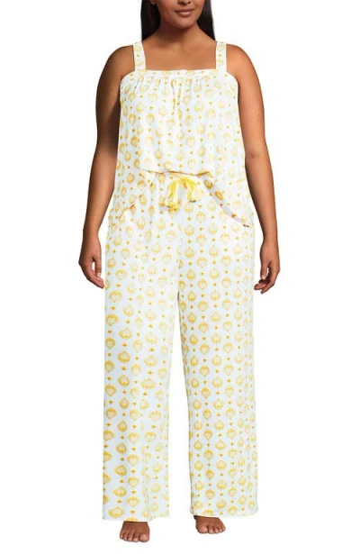 Lands' End Cooling 2 Piece Pajama Set