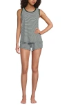 Lands' End Cooling 3 Piece Pajama Set In Black